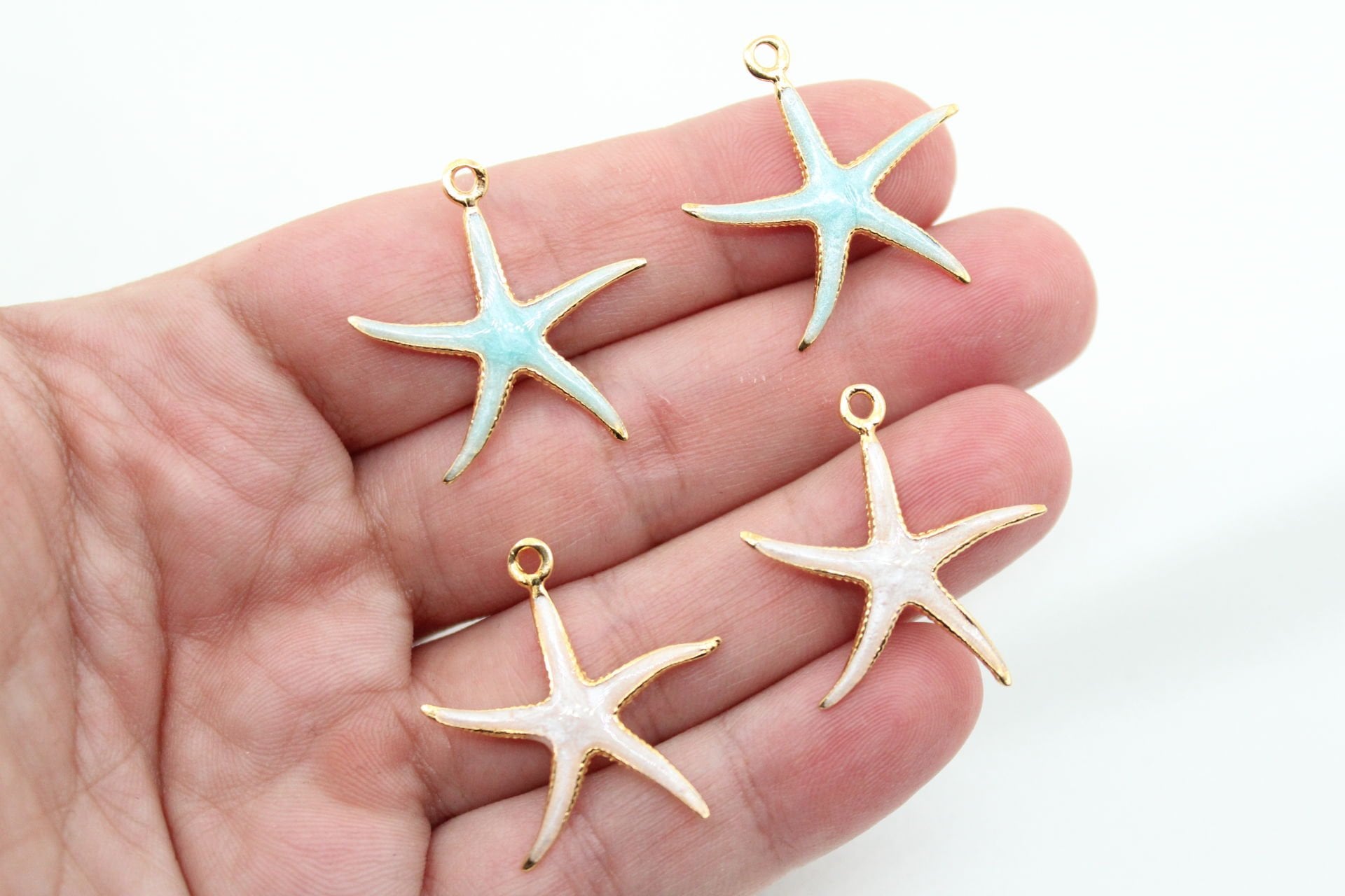 Altın Kaplama Büyük Mineli Deniz Yıldızı