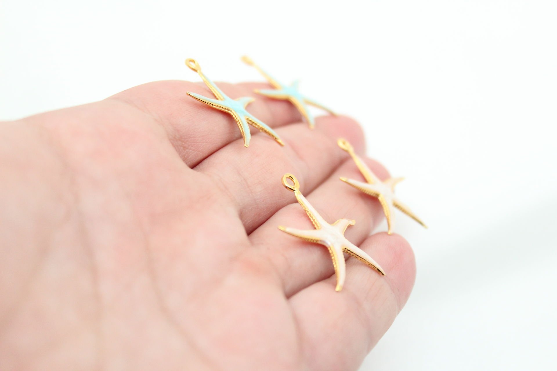 Altın Kaplama Büyük Mineli Deniz Yıldızı