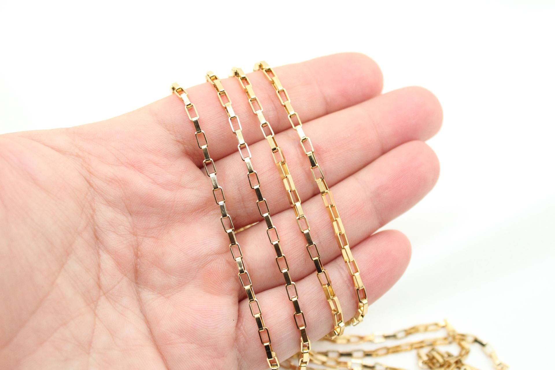 Çelik 2.5mm Küp Zincir