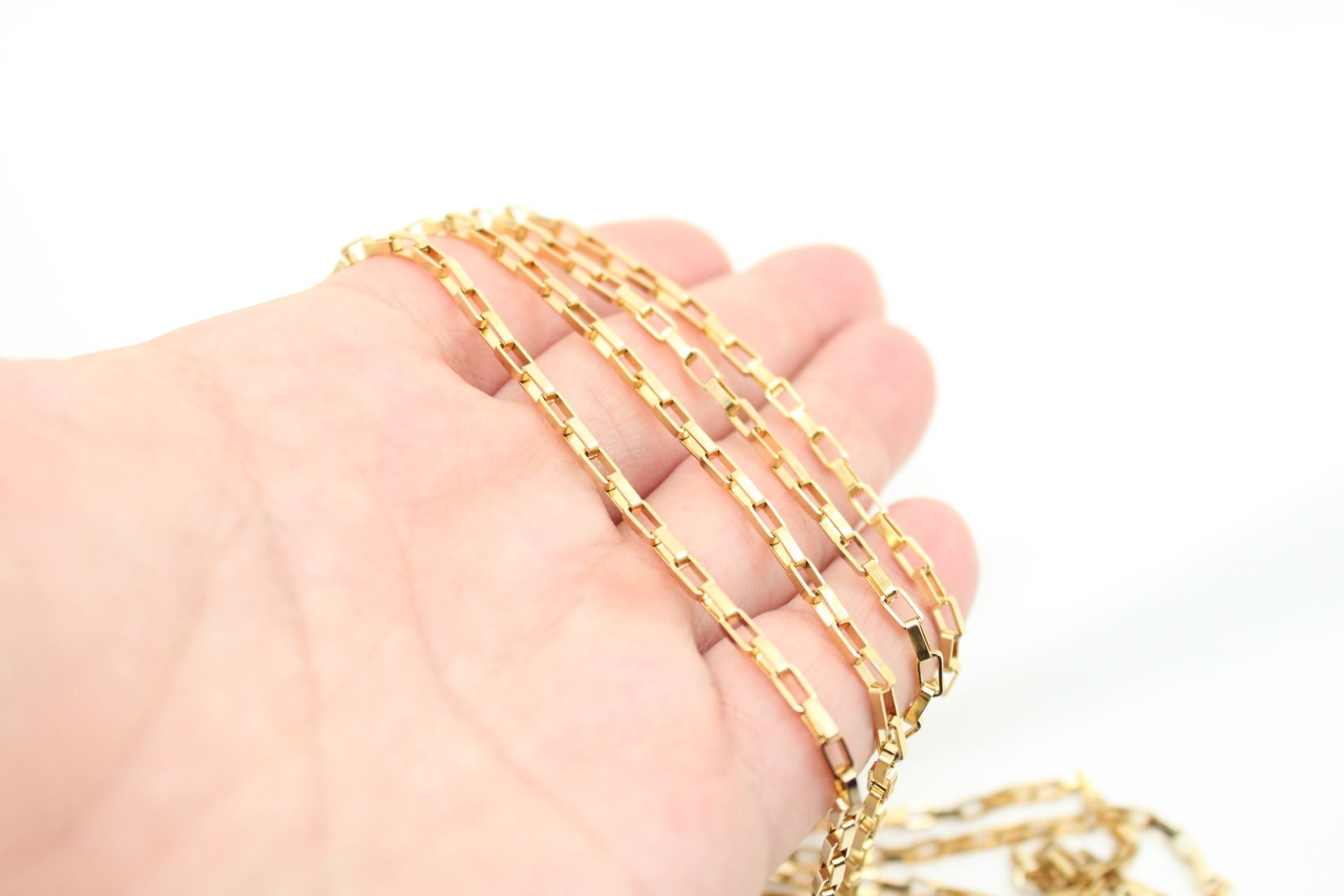 Çelik 2.5mm Küp Zincir