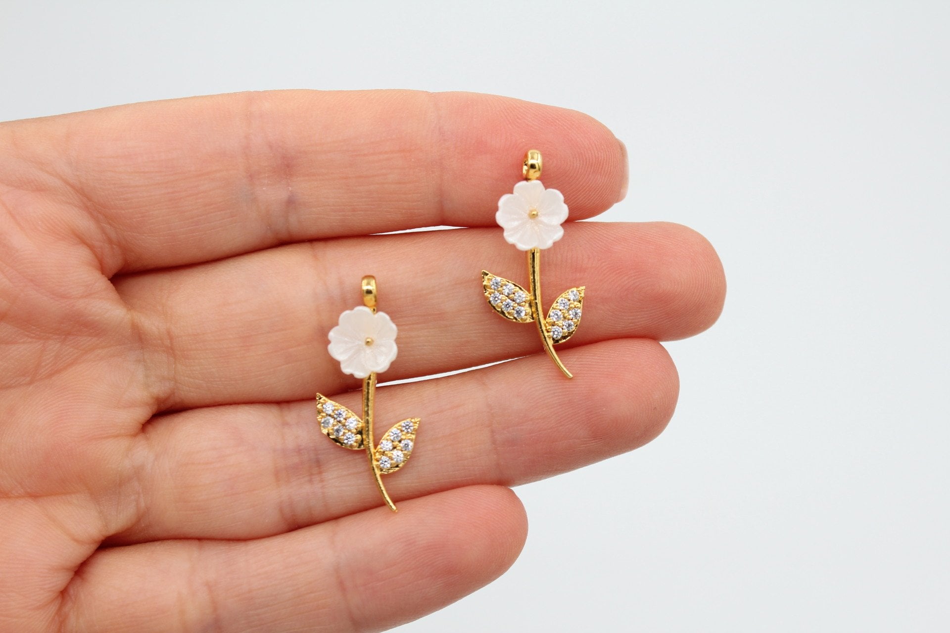 Altın Kap. Sedef Çiçekli Uç