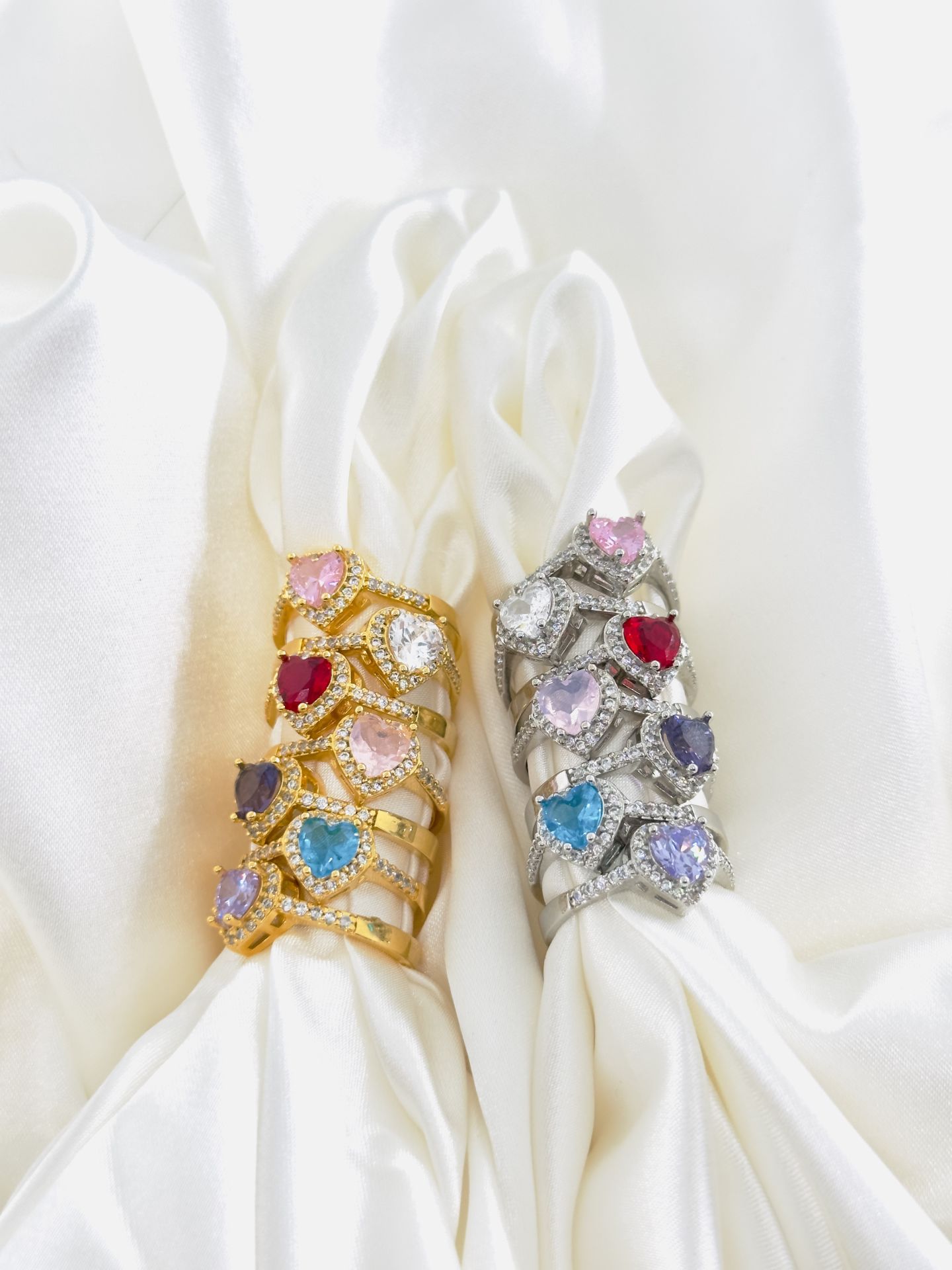 Altın Kaplama 6mm Kalp Yüzük