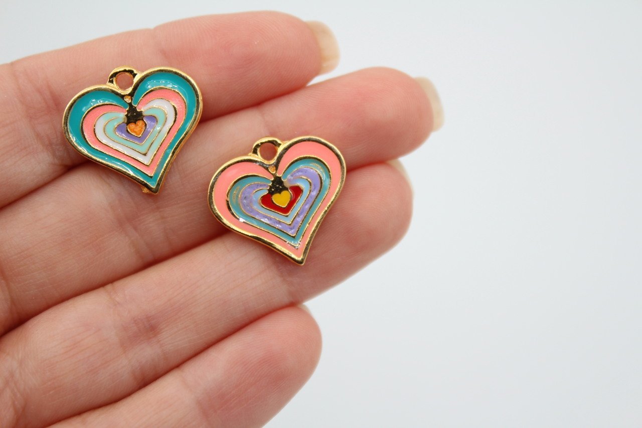 Altın Kap. İçiçe Kalp