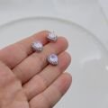 Rodyum Kaplama Efektli Kafesli Kalp Pembe