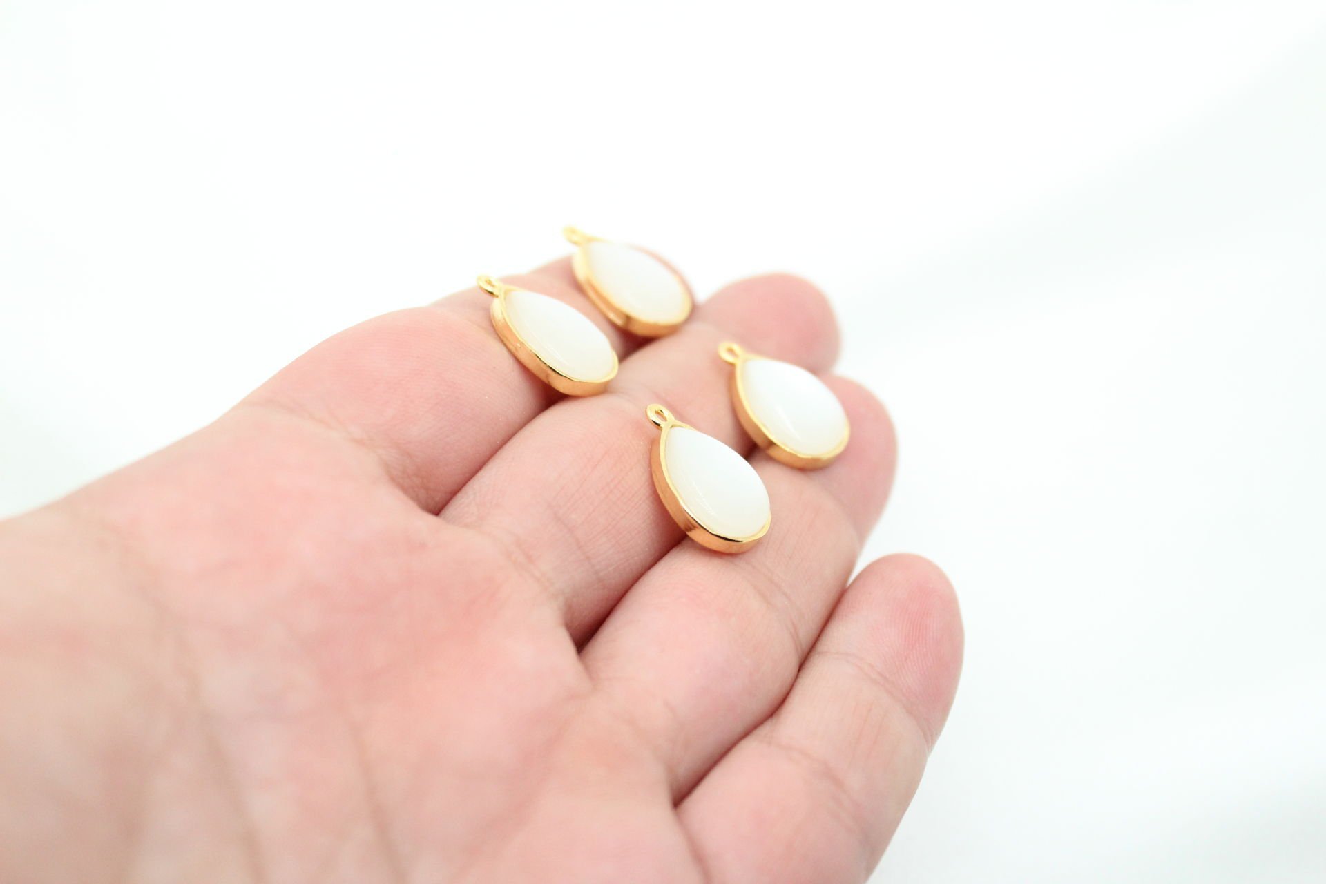 Altın Kaplama Sedef Damla