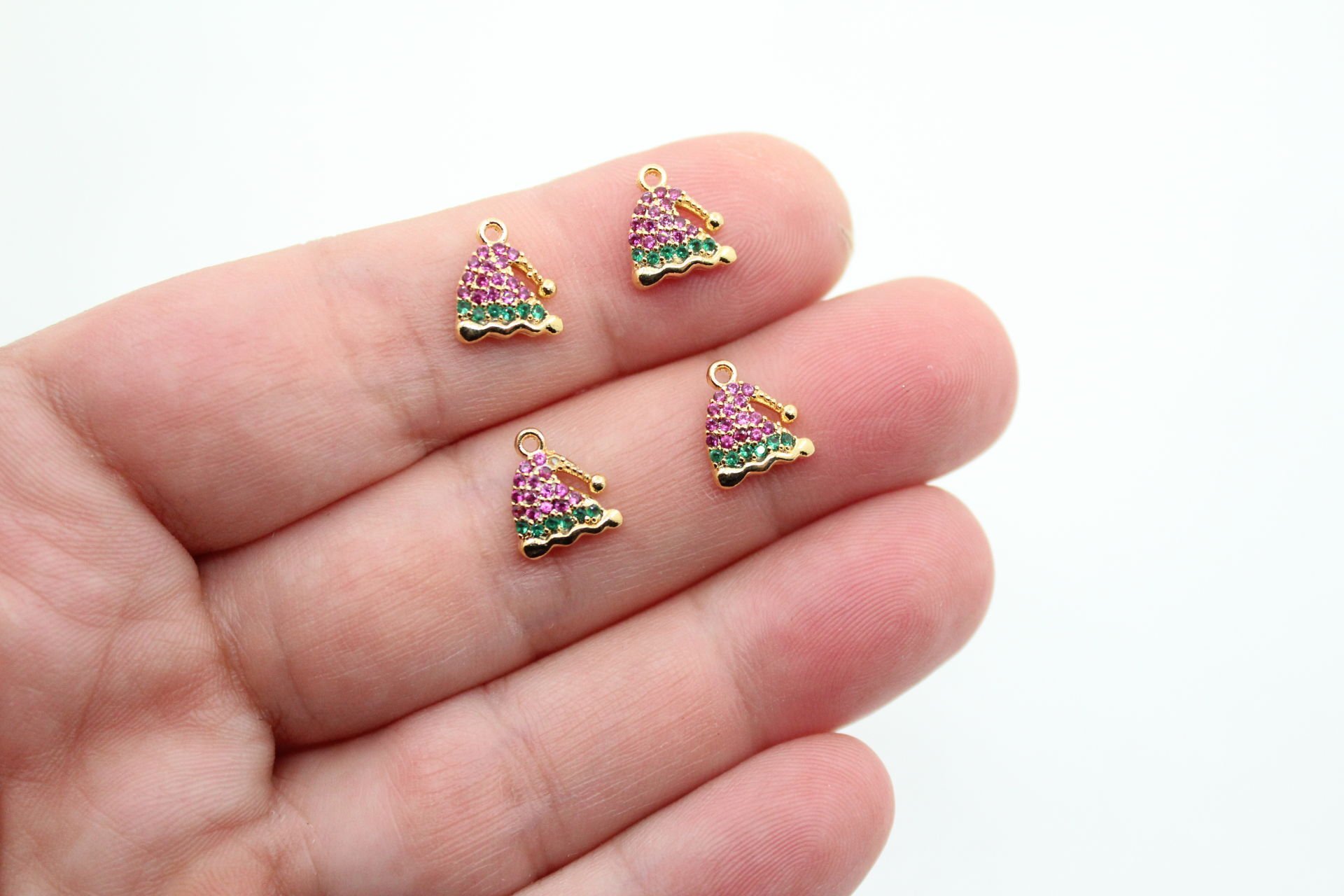 Altın Kaplama Yılbaşı Renkli Şapka