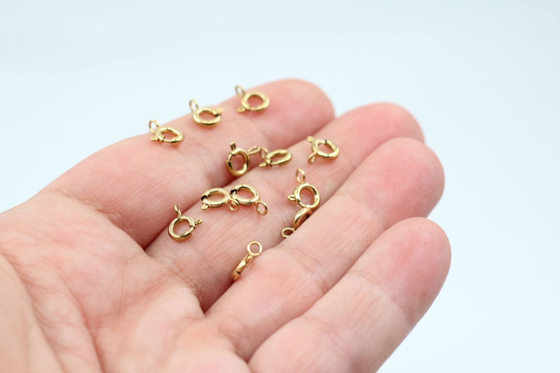Çelik 6mm Yuvarlak Kilit Altın