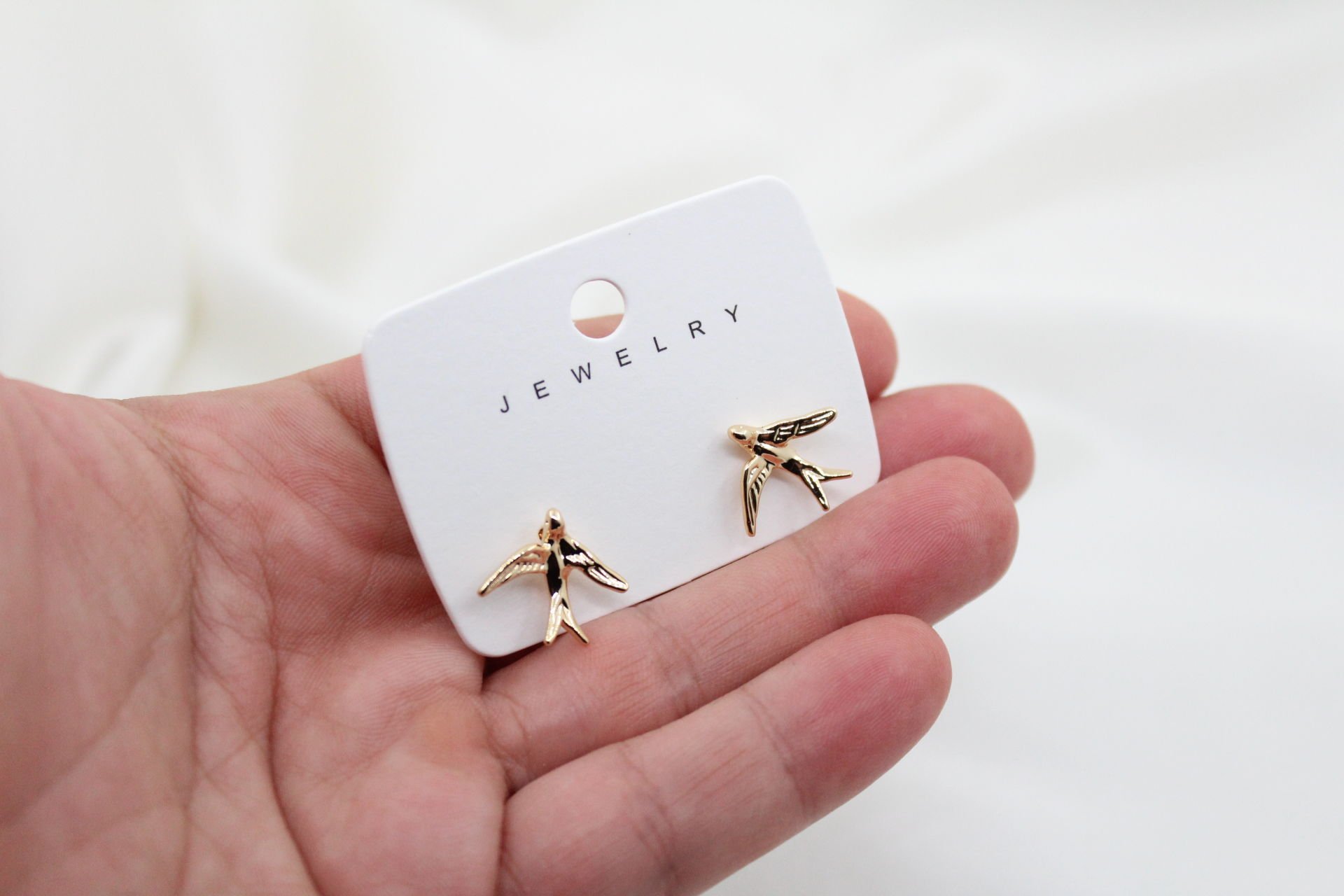 İthal Kuş Figürlü Küpe