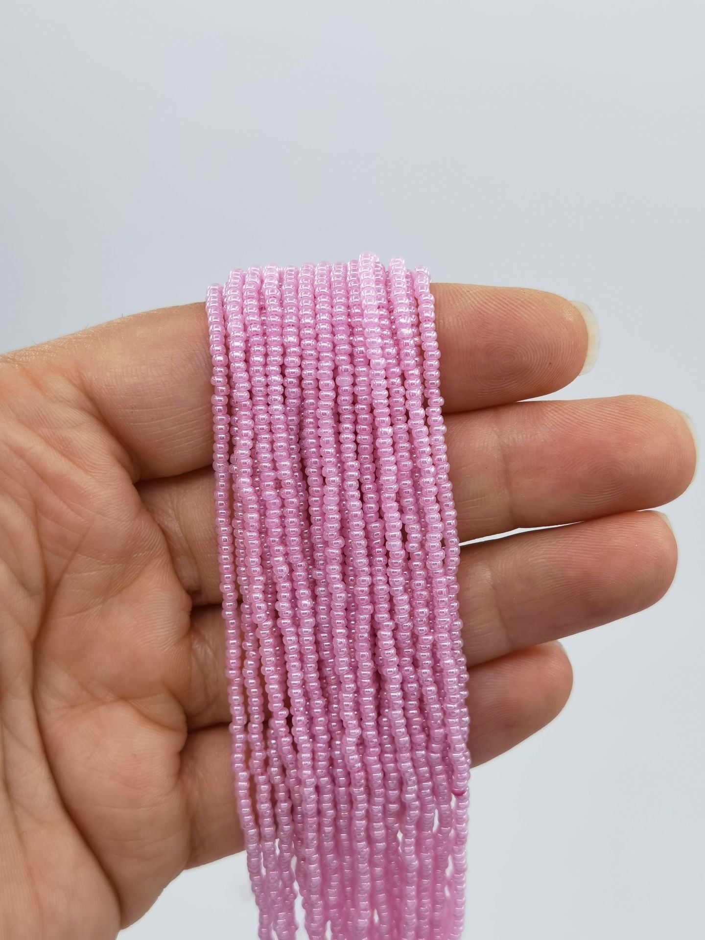İpe Dizili İnci Pembe