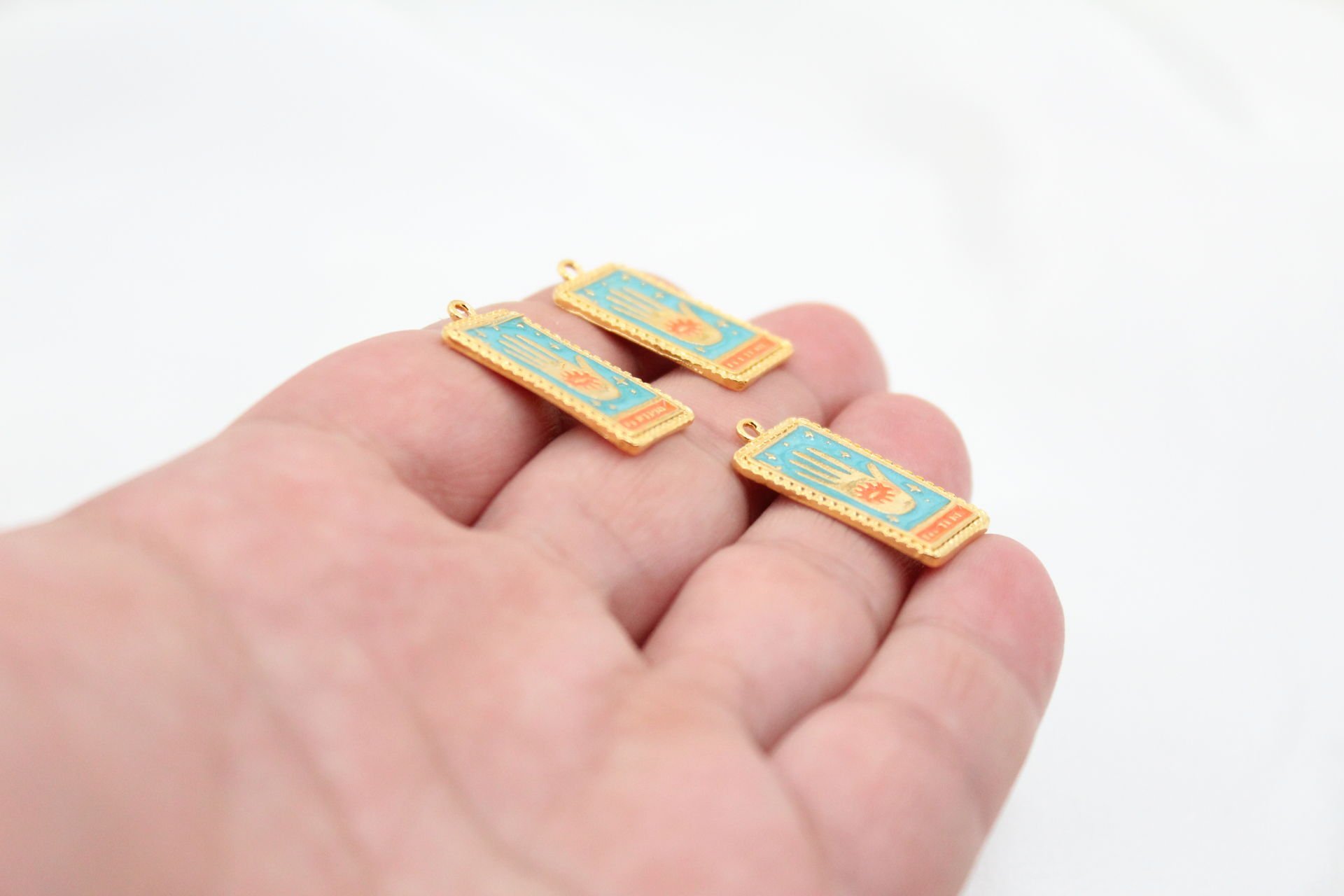 Altın Kaplama Renkli  Fortune Tarot