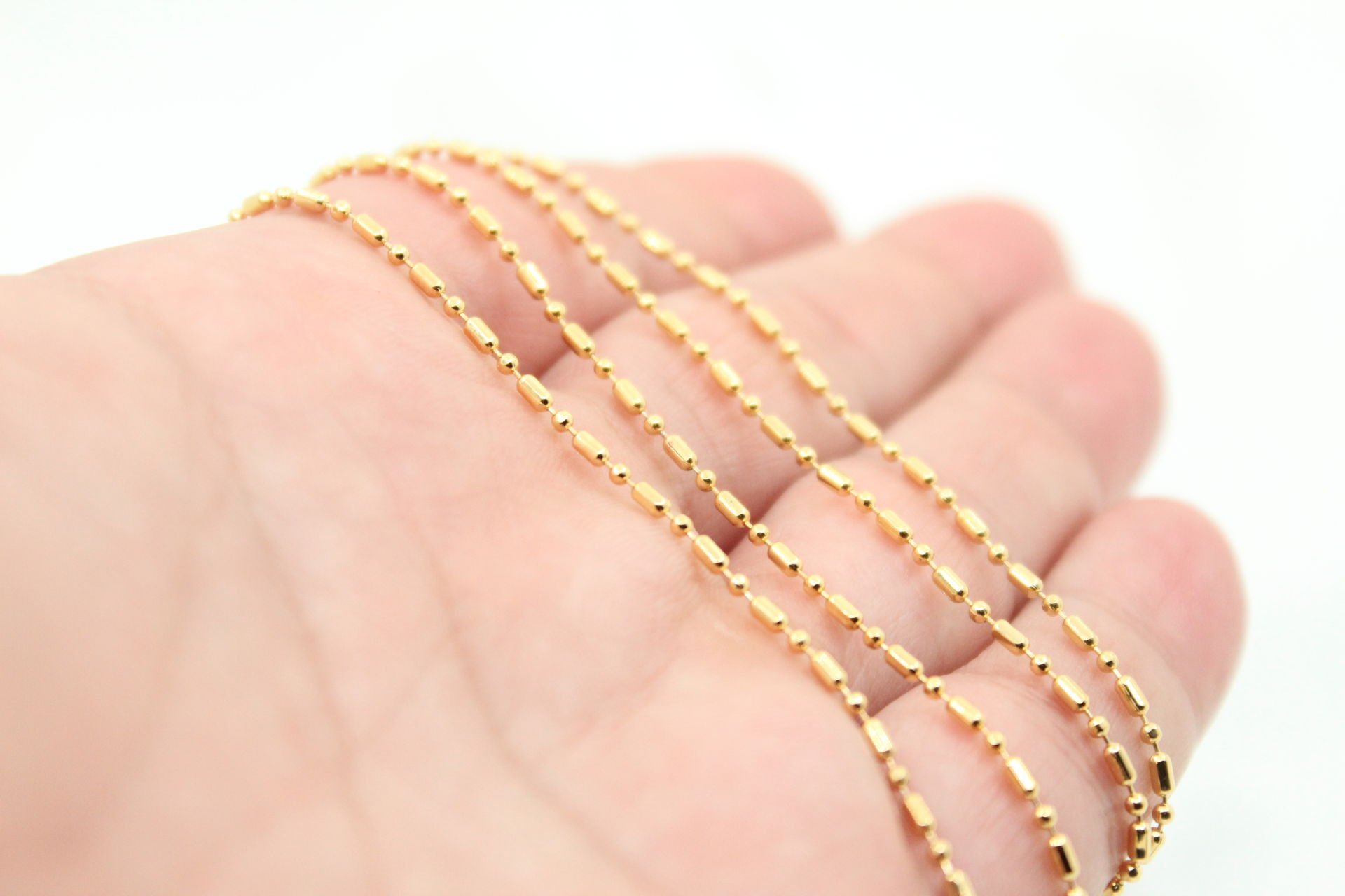 Altın Kaplama Tırnak Makası Zinciri