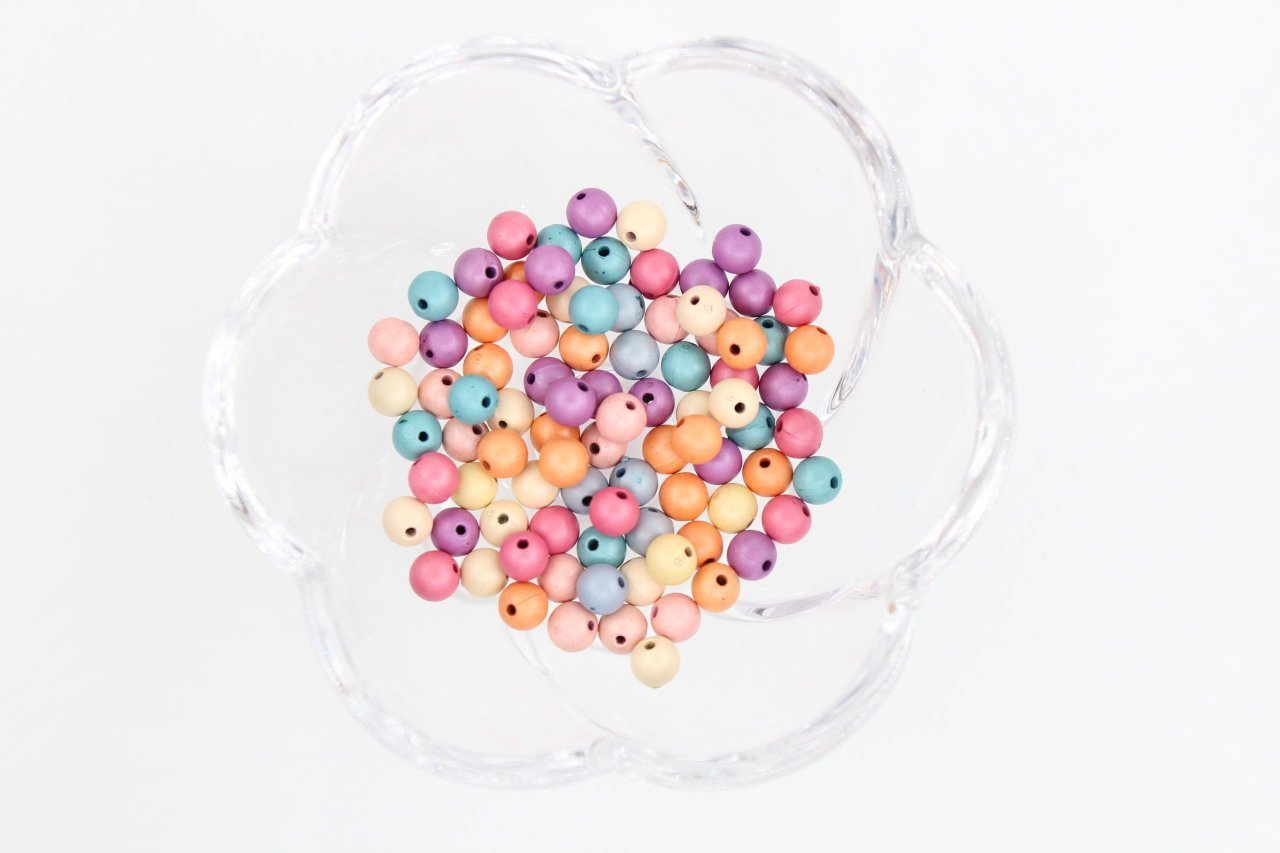 Plastik Renkli Boncuk 10gr