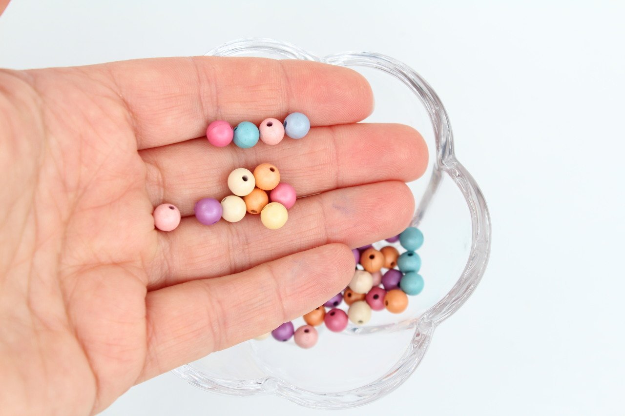 Plastik Renkli Boncuk 10gr