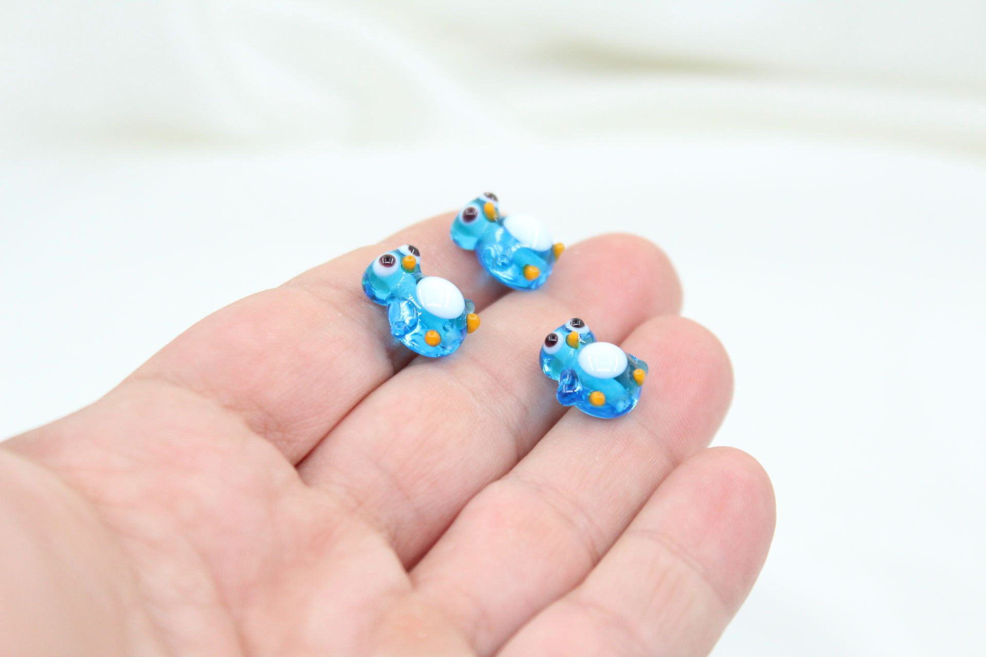 Dik Delik Mavi Penguen Murano