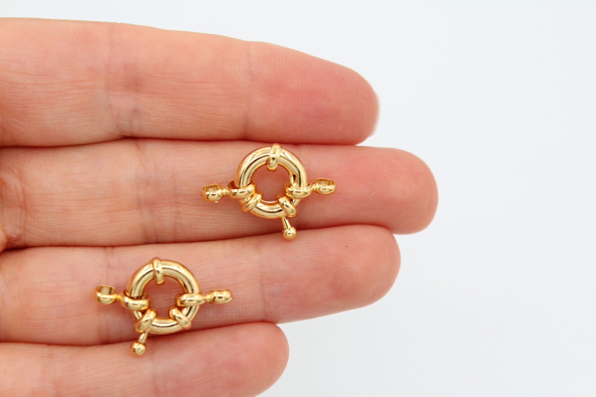 Altın Kaplama Klipsli Mini Dümen Kapama