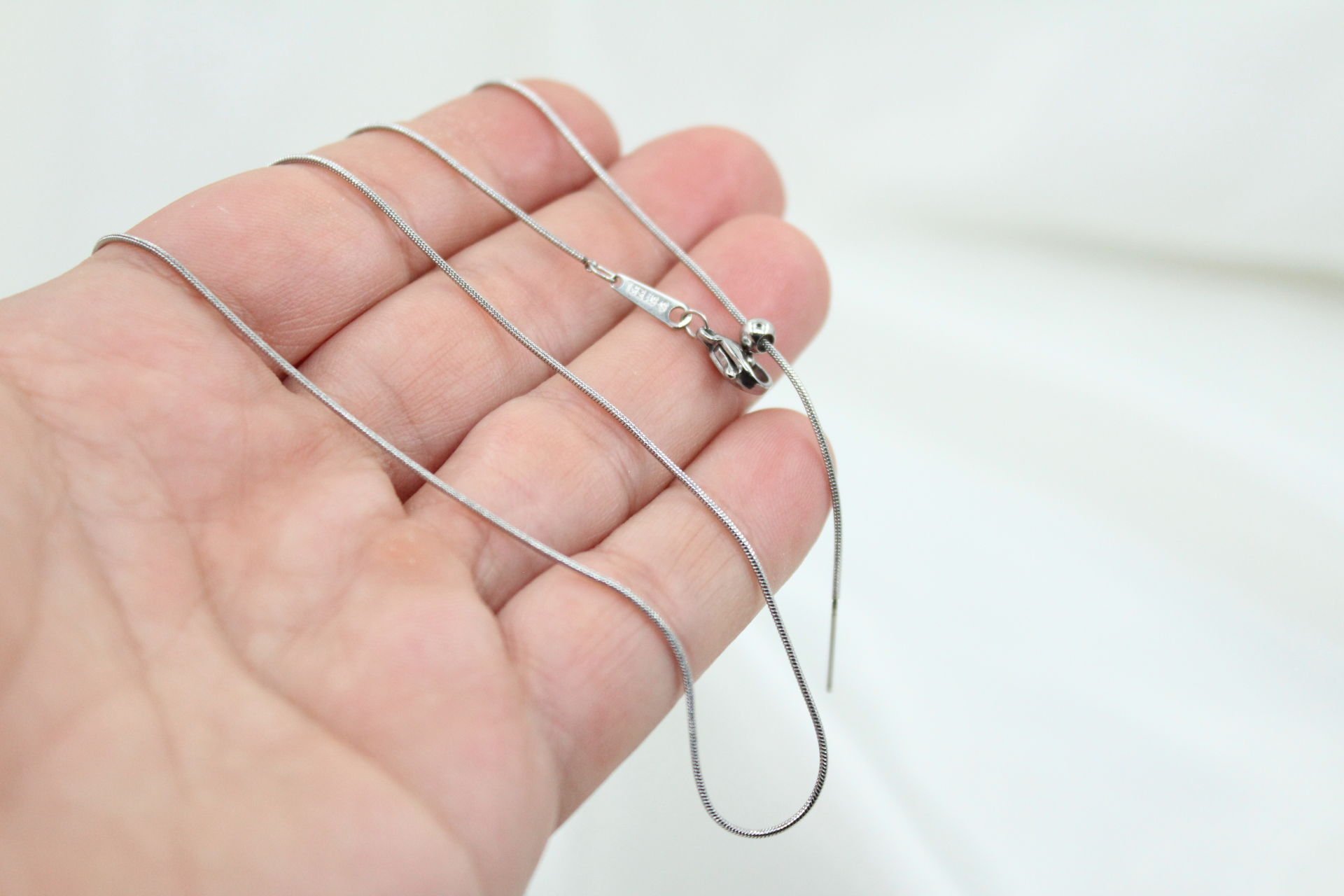 Hazır Gümüş Çelik Asansörlü Yılan Zincir