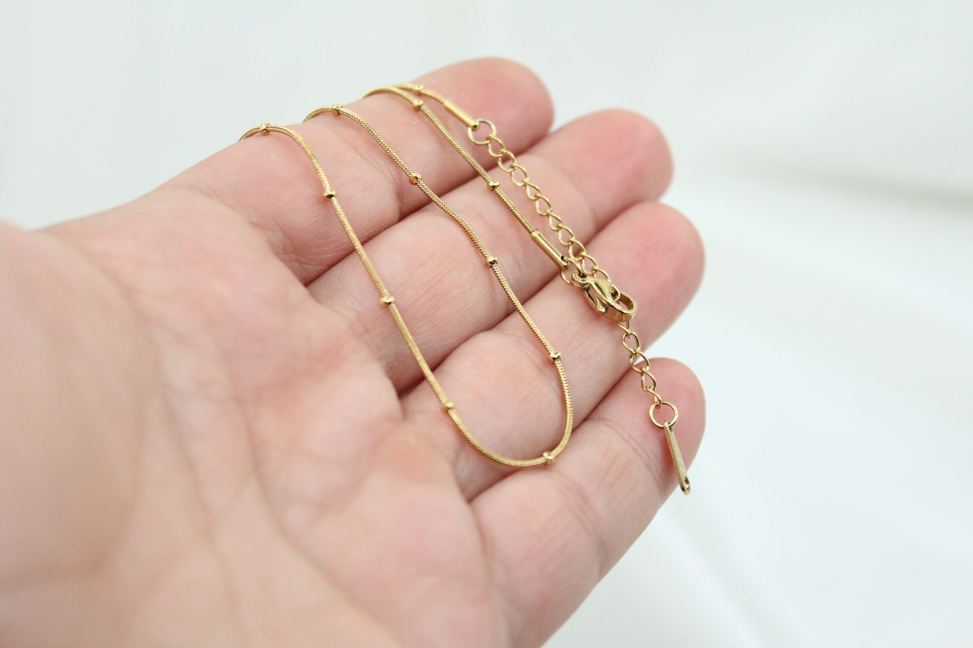 Hazır Sarı Çelik Toplu Yılan Zincir