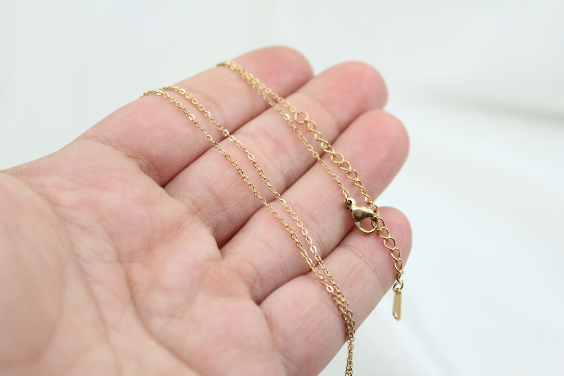 Hazır Sarı Çelik İnce Zincir