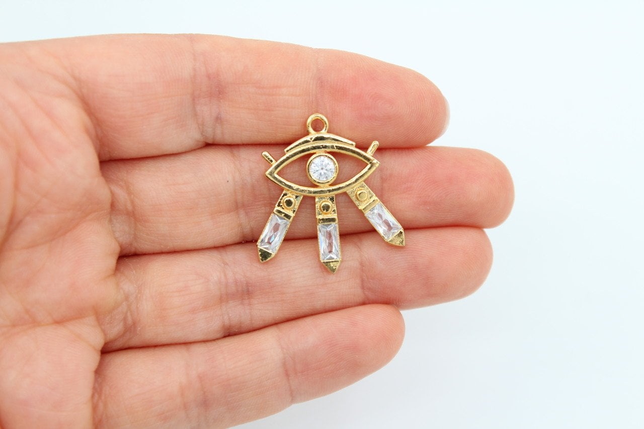 Altın Kap. Baget Taşlı Göz