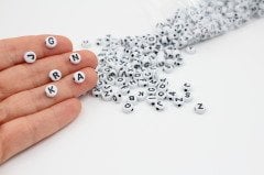 Beyaz Siyah Harf 100gr