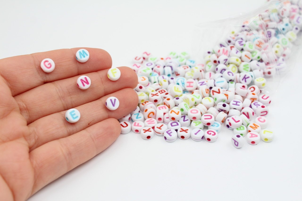 Beyaz Renkli Harf 100gr