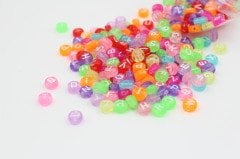 Renkli Fosforlu Harf 100gr