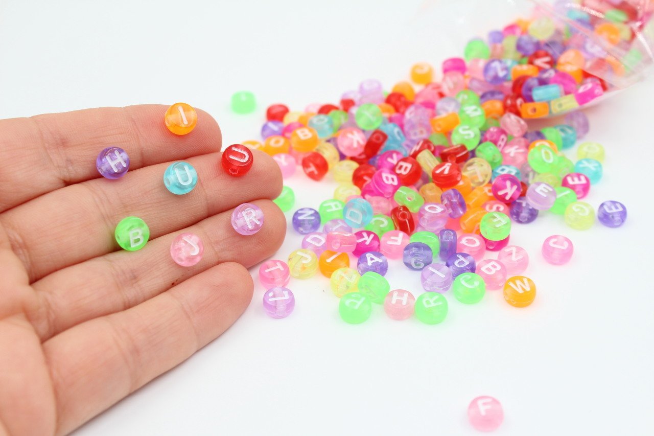 Renkli Fosforlu Harf 100gr