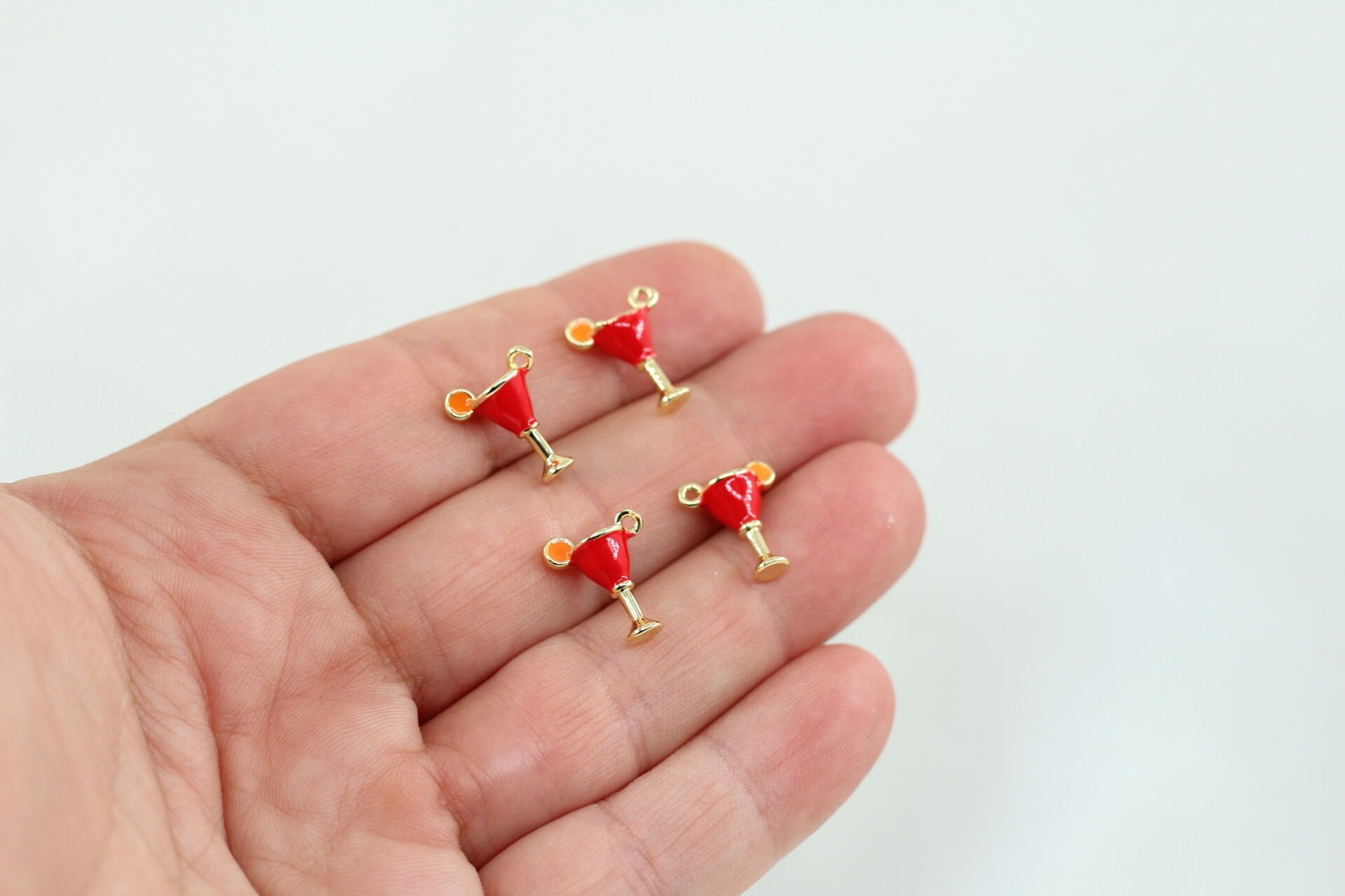 Altın Kaplama Mineli Kadeh